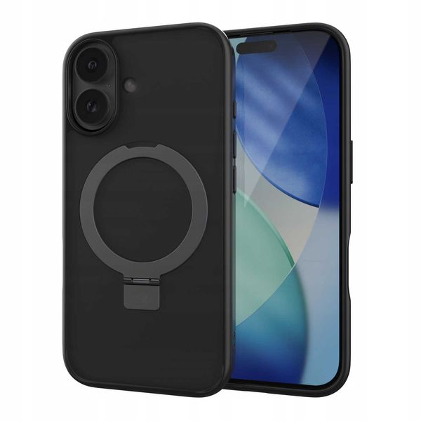 Spacecase Ring Pro Iphone 17 Black zdjęcie 6