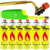 PALNIK GAZOWY CIENKI OPALARKA LUTOWNICA 6 X GAZ ALPEN KARTUSZ