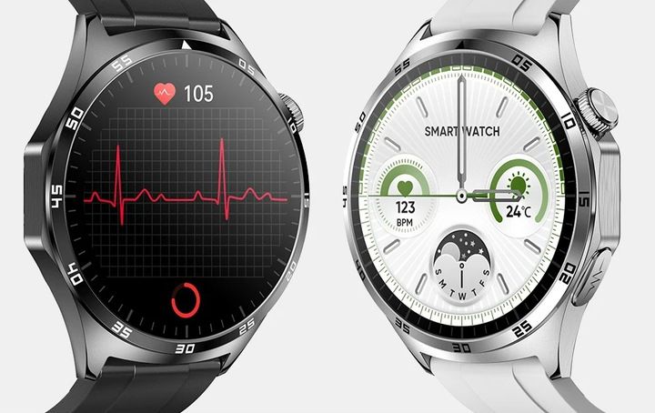 ZEGAREK MĘSKI SMARTWATCH DLA SENIORA EKG POMIAR CUKRU CIŚNIENIE TEMPERATURA zdjęcie 6