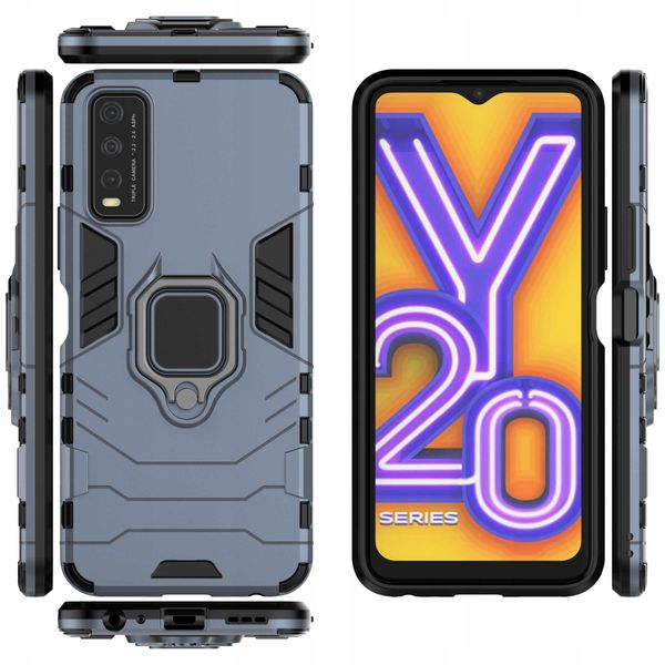 Spacecase X-Ring Vivo Y11S/Y20S Niebieski zdjęcie 3