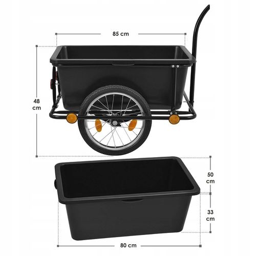 WÓZEK DO ROWERU PRZYCZEPKA ROWEROWA TRANSPORTOWA na Arena.pl