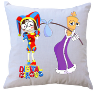 Poduszka z wkładem The Amazing Digital Circus - Niesamowity cyfrowy cyrk