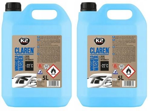 2x K2 CLAREN - ZIMOWY PŁYN DO SPRYSKIWACZY -22°C 5 L na Arena.pl