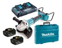 szlifierka kątowa akumulatorowa 230mm 2*18v 2*5.0ah - m dga900pt2