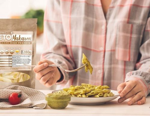 KETO MAKARON PENNE Dieta ketogeniczna CambioLabs bez cukru i węglowodanów na Arena.pl