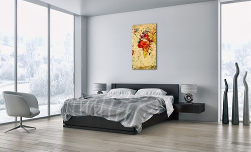 Obraz Na Płótnie - Mapa Kontynenty  - 55X100 Cm - Pa55X100-3582 na Arena.pl