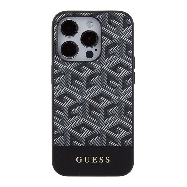 Etui Guess do iPhone 15 Pro Max, Czarny, MagSafe zdjęcie 3