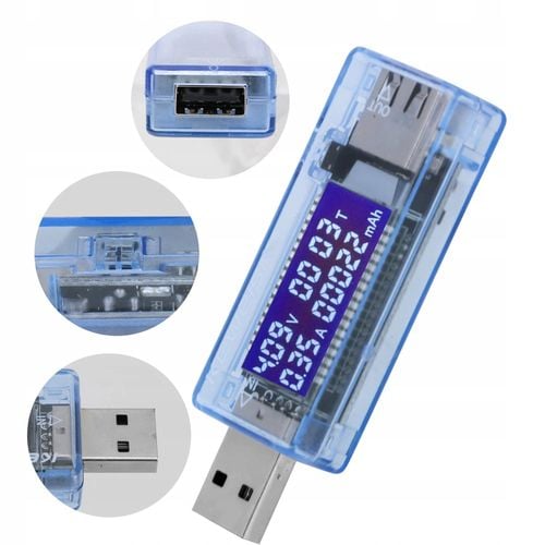 Woltomierz cyfrowy RETOO WOLTOMIERZ CYFROWY MIERNIK AMPEROMIERZ TESTER USB na Arena.pl