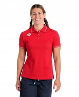 Koszulka polo T-Shirt damski bawełniany sportowy Arena Solid Red R.M
