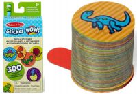 Zestaw 300 naklejek uzupełniających do Sticker WOW DINOZAUR Melissa