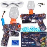 PISTOLET NA KULKI ŻELOWE AUTOMAT DUŻY ZESTAW 1000KULEK CELOWNIK GRANAT