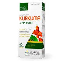 Kurkuma + piperyna 60 kaps Medica Herbs