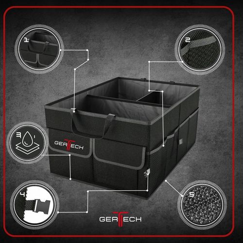 Organizer samochodowy DO BAGAZNIKA Torba rzepy Skrzynka Kufer Pojemny XL na Arena.pl