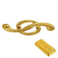 UCHWYT DO MEBLI MELODIA 15164Z09600.15 Rozstaw w mm - 96, Kolor pokrycia - Pozłacane