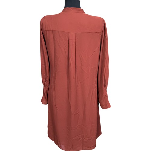 Stylowa Sukienka do Kolana Wygodna Letnia Czerwona Rozmiar 36 Poliester na Arena.pl