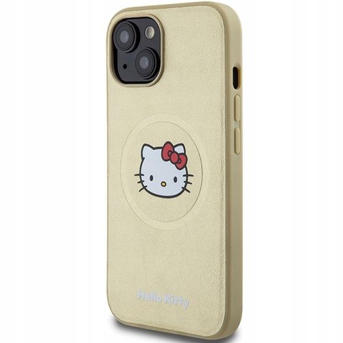 ETUI DO IPHONE 15 / 14 / 13 HELLO KITTY HARDCASE LEATHER KITTY HEAD na Arena.pl