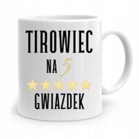 Dla Tirowca Kierowcy Kubek Tirowiec Na 5 Gwiazdek Z Nadrukiem Ze Zdjęciem
