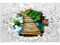 100 70CM OBRAZ PŁÓTNO ŚCIANA WIDOKIEM MOST PŁÓTNO RAMA