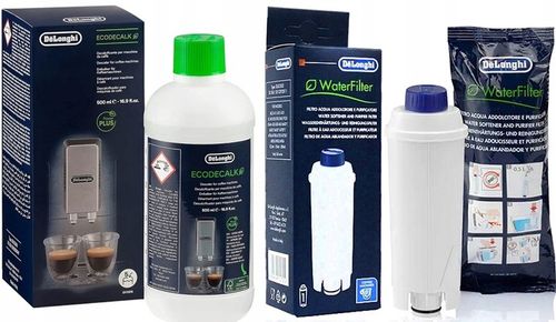 Zestaw do ekspresu DeLonghi Odkamieniacz DLSC500 ml + Filtr DLS C002 na Arena.pl