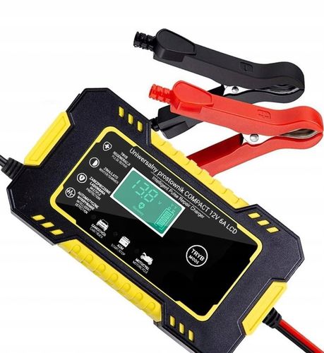 Inteligentny prostownik akumulatorowy LCD 12V / 6A na Arena.pl
