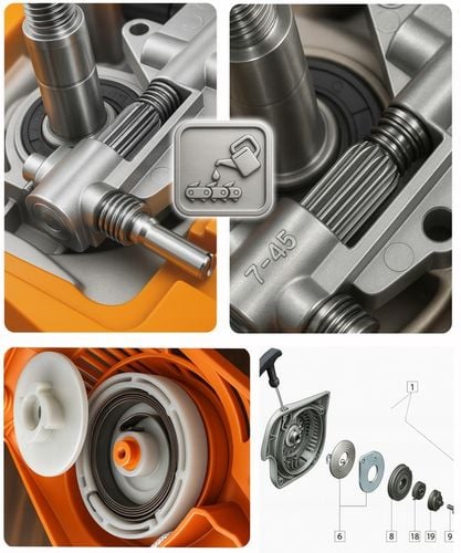 PIŁA SPALINOWA PILARKA ŁAŃCUCHOWA 5,7km 58cm3 2x łańc/prowad/olej+2x na Arena.pl