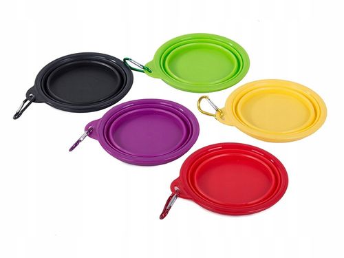 SKŁADANA MISKA DLA KOTA PODRÓŻNA TURYSTYCZNA KARABIŃCZYK TRWAŁA 0,4L na Arena.pl