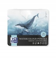 KREDKI AKWARELOWE 24 KOL. OXF PUD. METAL 400174561