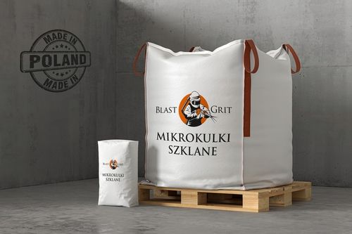 Mikrokulki szklane 300 - 400 µm 25kg, szkiełko do piaskarki, kulki szklane na Arena.pl