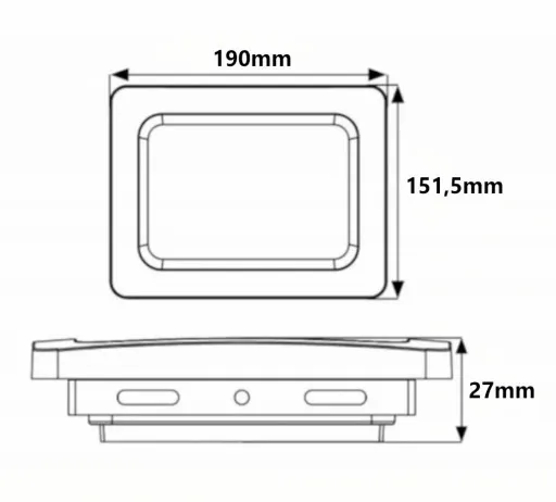 Halogen Naświetlacz LED 50W 4250lm Na Zimę IP65 zdjęcie 7