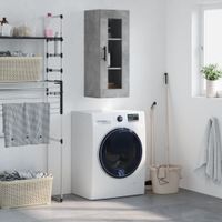 Szafka wisząca, szarość betonu, 34,5x34x90 cm