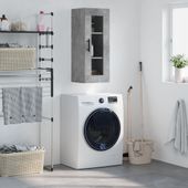 Szafka wisząca, szarość betonu, 34,5x34x90 cm