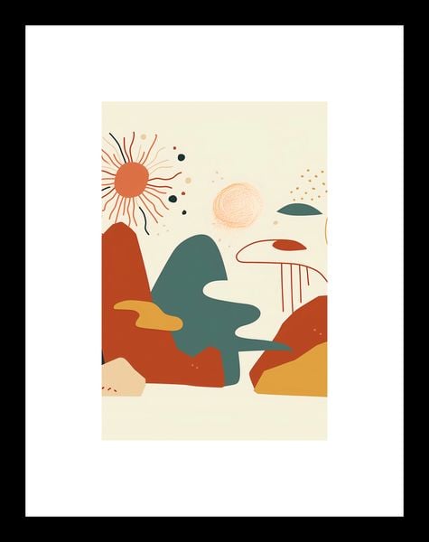 Plakat 20x30cm Kosmos Barw zdjęcie 3