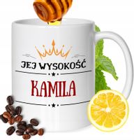 Kubek Dla Kamili Koleżanki Przyjaciółki Prezent Z Nadrukiem Biały 330Ml