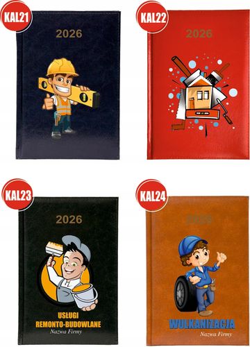 Kalendarz A5 2026 tygodniowy KSIĄŻKOWY DLA TATY NADDRUK Z IMIENIEM na Arena.pl