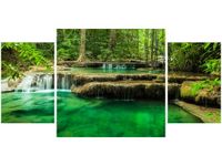 80X40CM WODOSPAD EREWAŃ TRÓJ OBRAZ