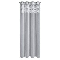 Zasłona na przelotkach z aplikacją boho ESTERA 140X250 biała