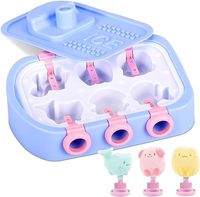 Forma Do Lodów Silikonowa Mini Mix Wzorów 6szt