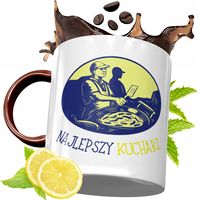 Kubek Bordowy Dla Kucharza Na Urodziny Prezent Z Nadrukiem Ze Zdjęciem
