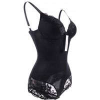 Orirose satynowe BODY WYSZCZUPLAJĄCE modelujące brzuch BIUSTONOSZ push-up