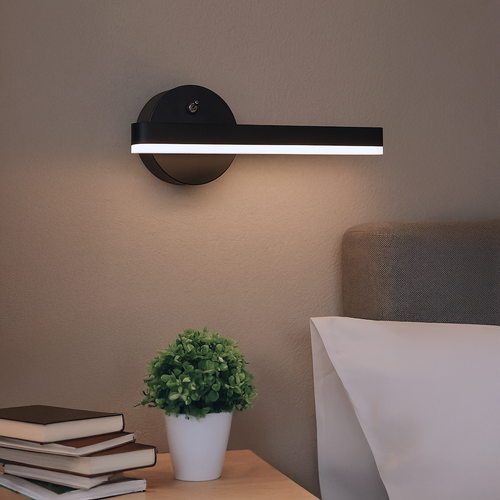 Kinkiet SYDNEY 6W LED BLACK prawy na Arena.pl