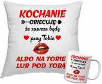 Prezent na Dzień Kobiet Poduszka Kubek dla Dziewczyny Kobiety Walentynki