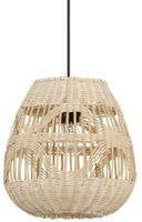 Naturalna lampa wisząca REYNOSA LE42950 hampton beżowa czarna