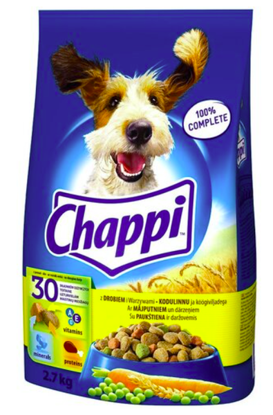 CHAPPI 2,7KG SUCHA KARMA DRÓB WARZYWA zdjęcie 1