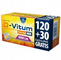 D-Vitum forte Max 4000 j.m. 120 kaps. + 30 GRATIS