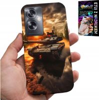 ETUI DO OPPO A79 5G - CZOŁG, WOJNA, MILITARIA, WOJSKOWE, WZORY