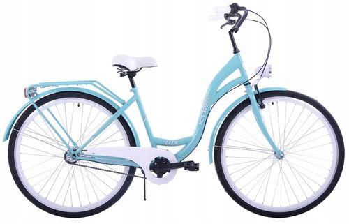 Rower miejski damski Kozbike 28 morski 3B na Arena.pl