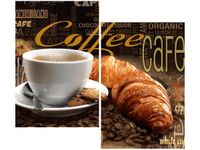 80X70CM PORANNA KAWA DUO OBRAZ