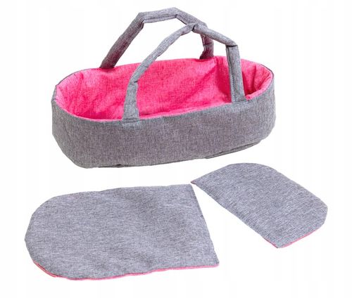 WÓZEK DLA LALEK 3w1 Spacerowy Głeboki Nosidło Torba Przewijak DORIS na Arena.pl