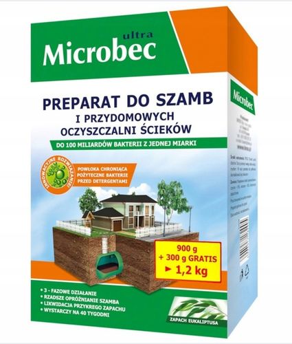 BIO MICROBEC Ultra 10 x MOCNIEJSZY BAKTERIE 1,2 kg na Arena.pl