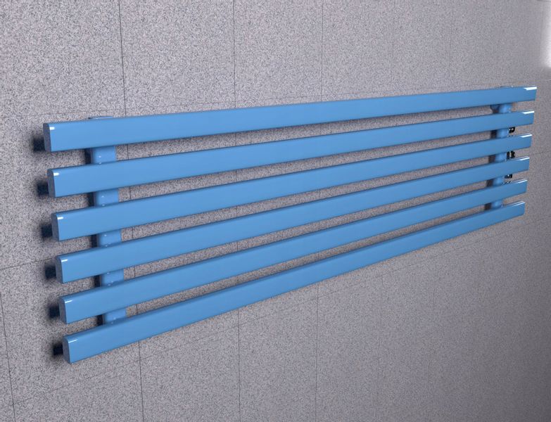 Grzejnik poziomy HORYZONT6 45x100 niebieski zdjęcie 5
